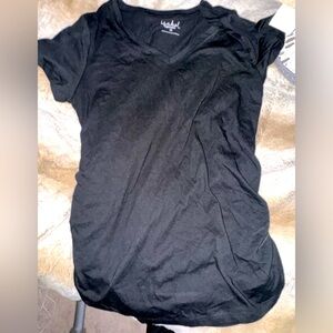 Black Vneck Maternity